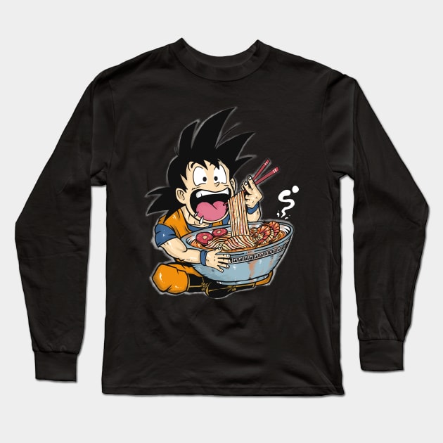 gokuramen Long Sleeve T-Shirt by Paundra